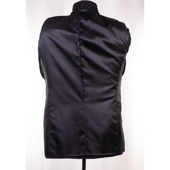 Jones New York 37R Black Solid Wool Three Button Sport Coat Blazer Jacket - Picture 12 of 13